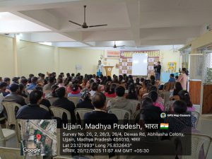 महाराजा कॉलेज, उज्जैन में डी.एल.एड. विद्यार्थियों हेतु लेसन प्लान कार्यशाला का आयोजन